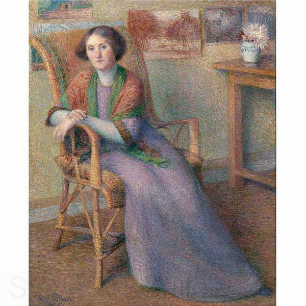 unknow artist Portrait de sa femme France oil painting art